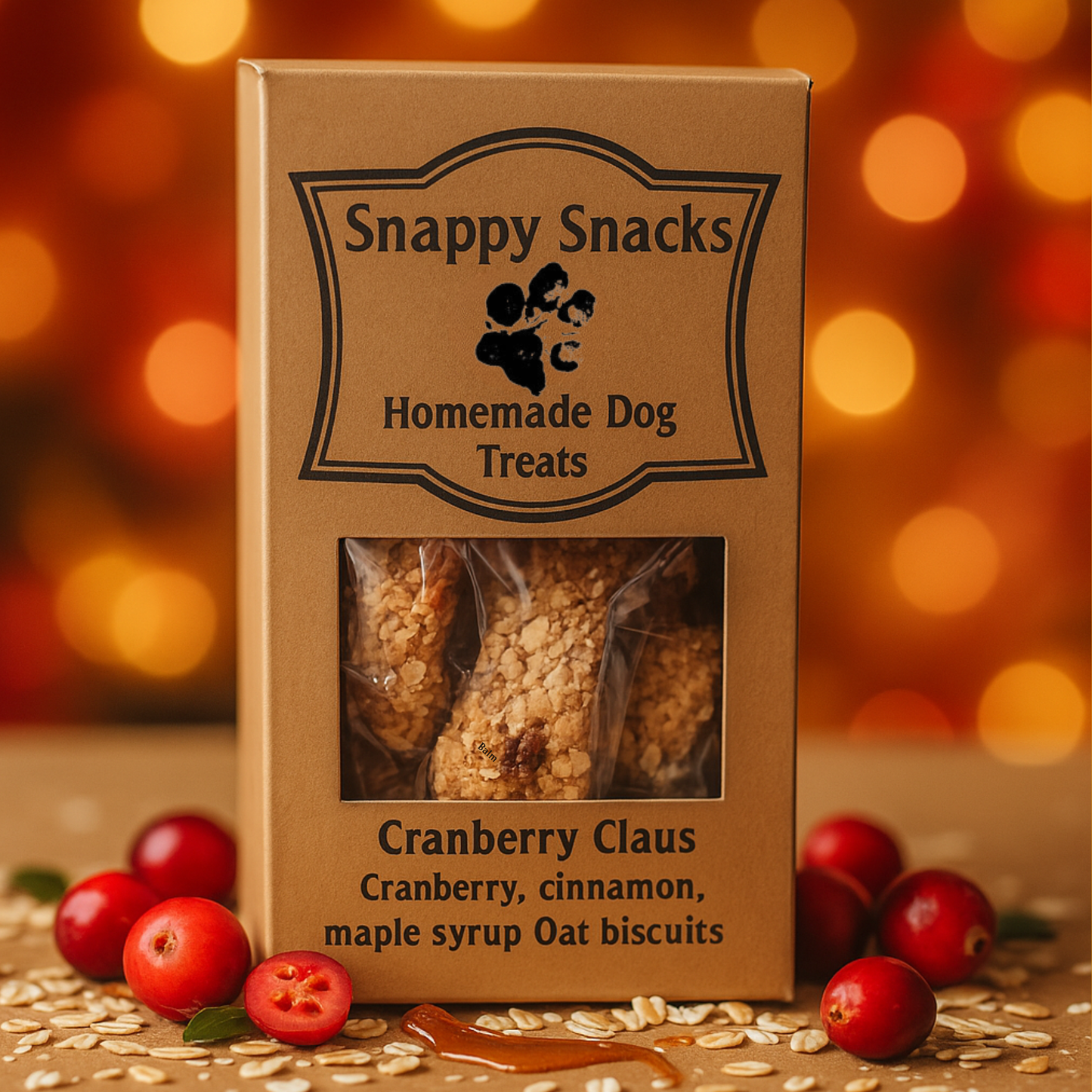 🍪 Cranberry Claus Biscuits