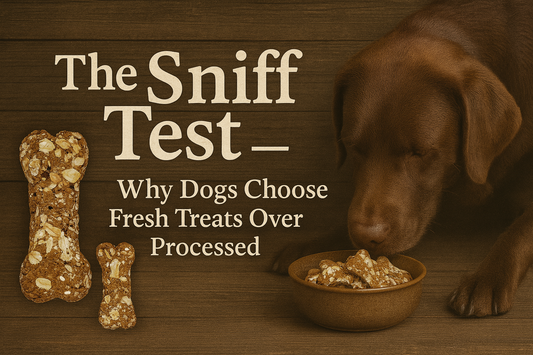 The Sniff Test — Why Dogs Choose Fresh Treats Over Processed