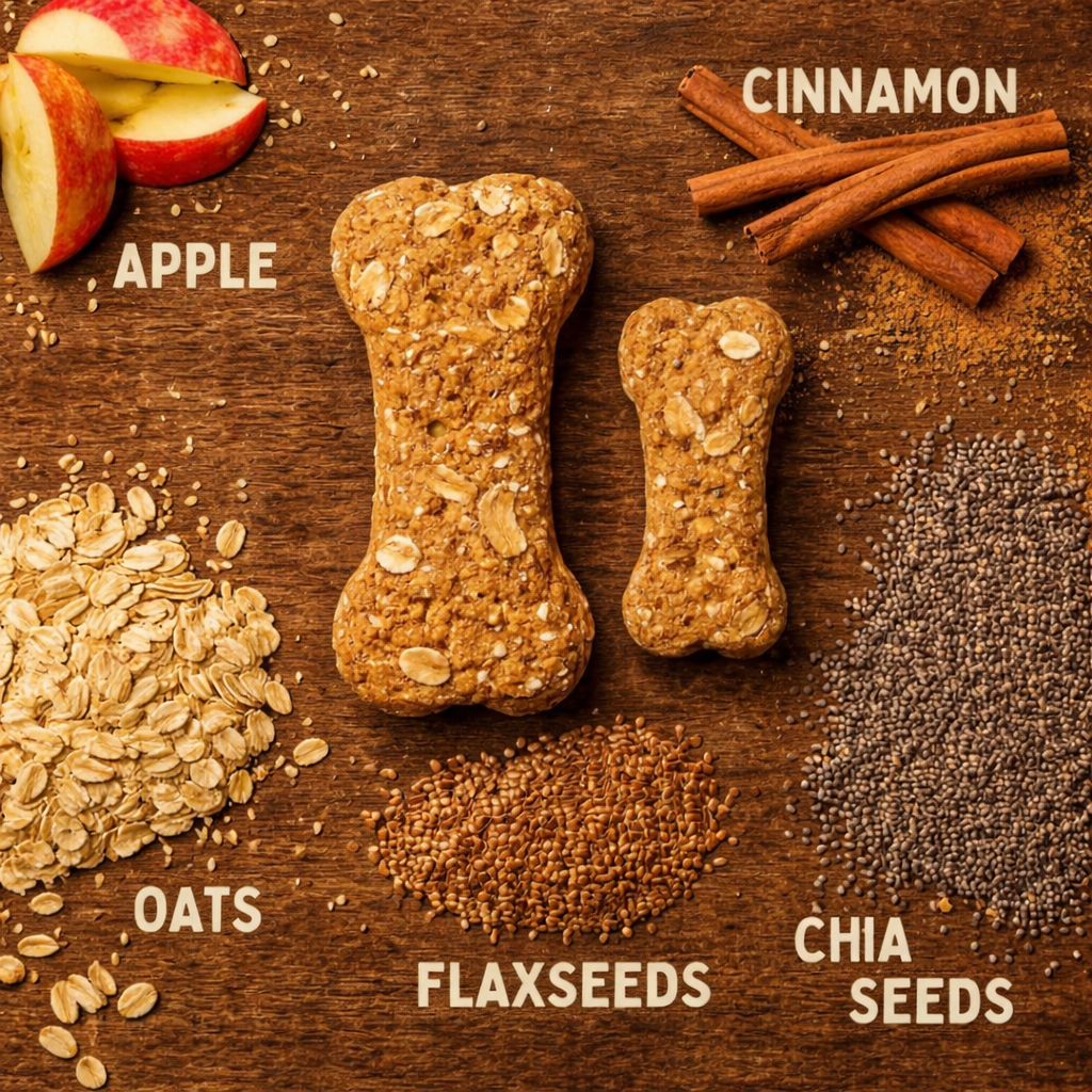 NEW Apple Snaps Dog Biscuits – Apple Pie for Dogs
