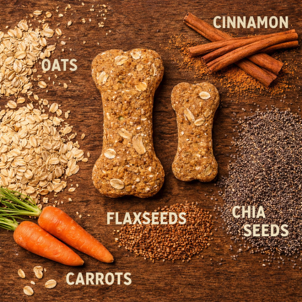 NEW Paw-rot Cake Dog Biscuits – Carrot Cake Treats for Dogs