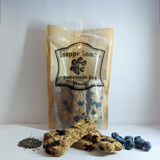 Blueberry Bow-Wow Dog Biscuits