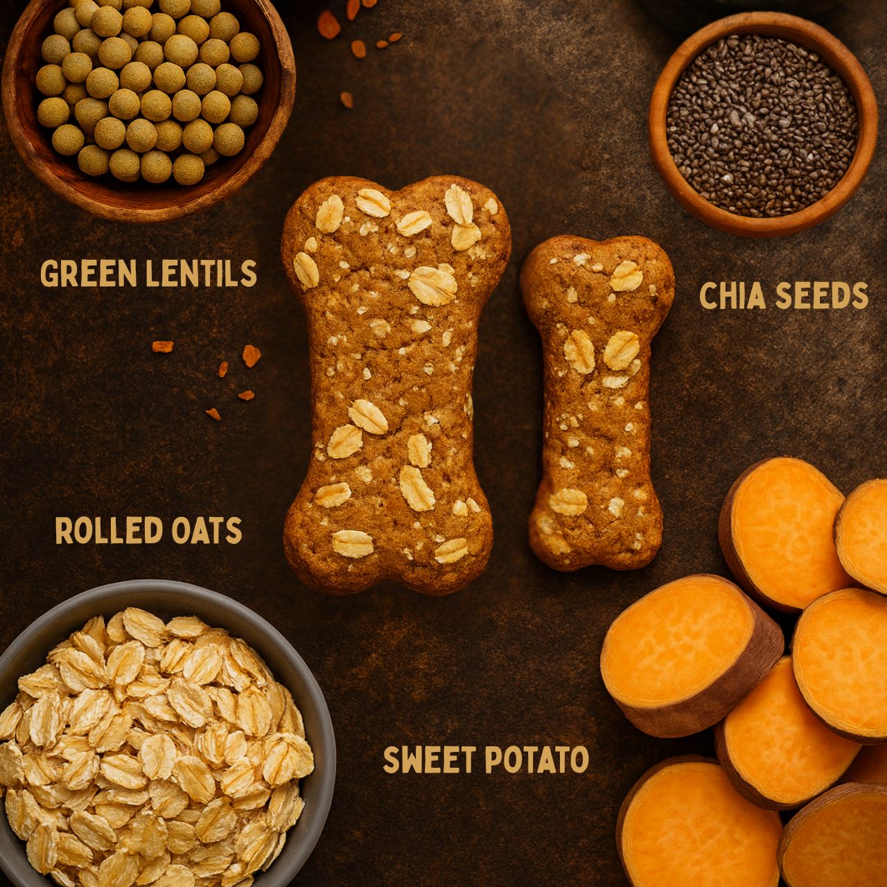 Sweet Lentail Dog Treats